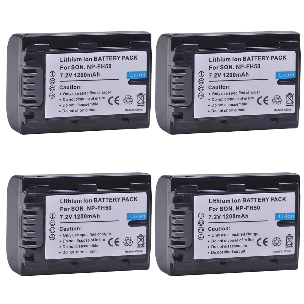 Фото 4 шт., аккумуляторы 1200 мАч для Sony A230 A330 A290 A380 A390 №5