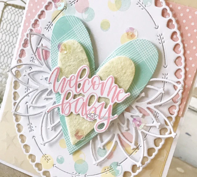 PP Craft metal cutting dies cut die mold New 2Pcs Flower decoration Scrapbook paper craft knife mould blade punch stencils | Дом и сад