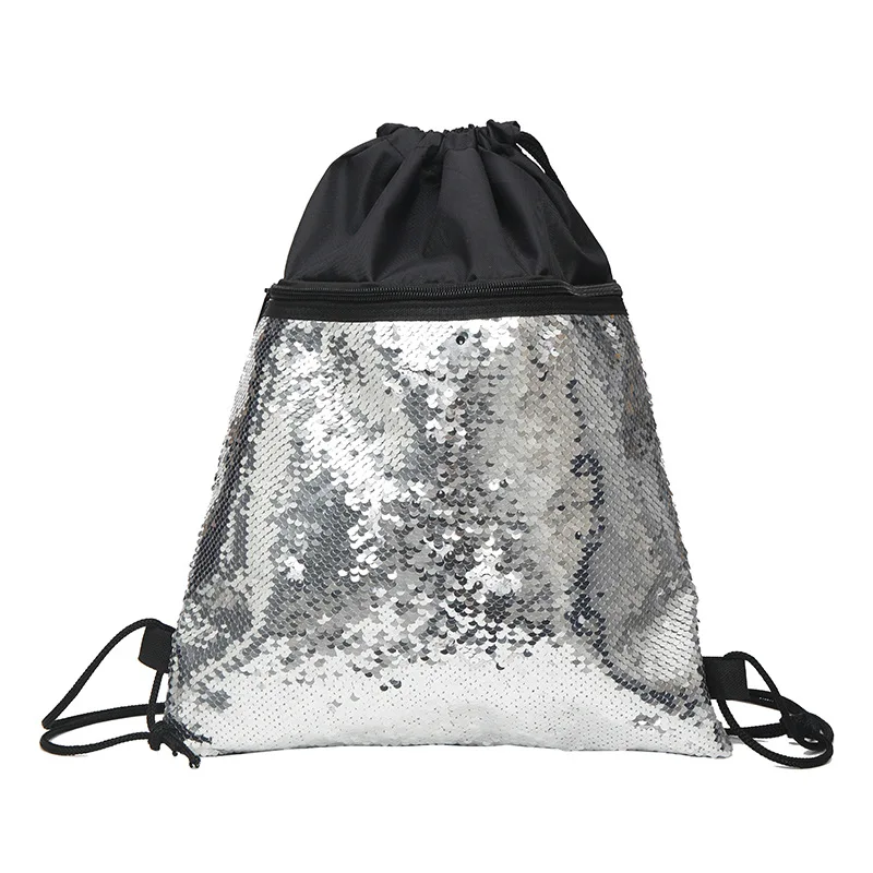 Double Faces Magic Sequins Gym Bag Women Fitness Beam Sport Bags for Training Yoga Backpack Girls Shoulder Pack Shoes 2019 | Спорт и