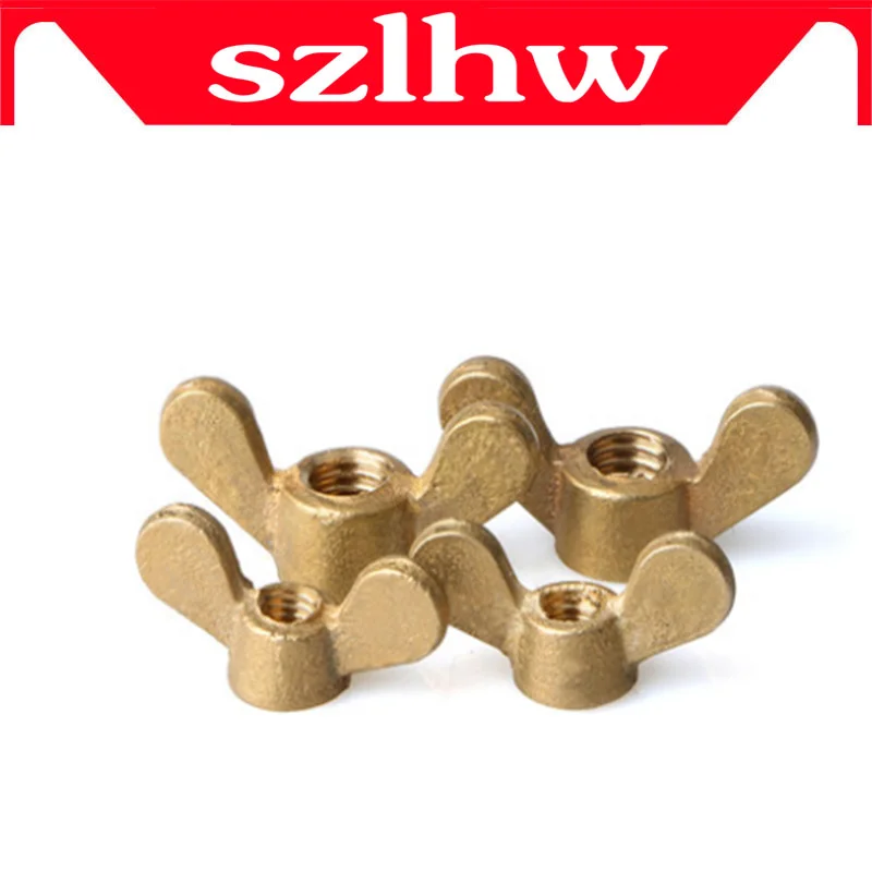 50pcs/lot M4 Brass Wing Nuts Butterfly Factory sales | Обустройство дома