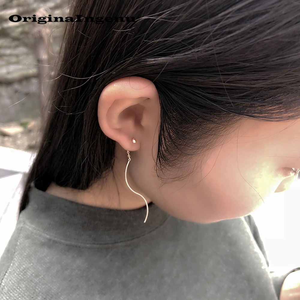 Серьги для женщин Oorbellen Pendientes очарование винтажный длинный бар минимализм