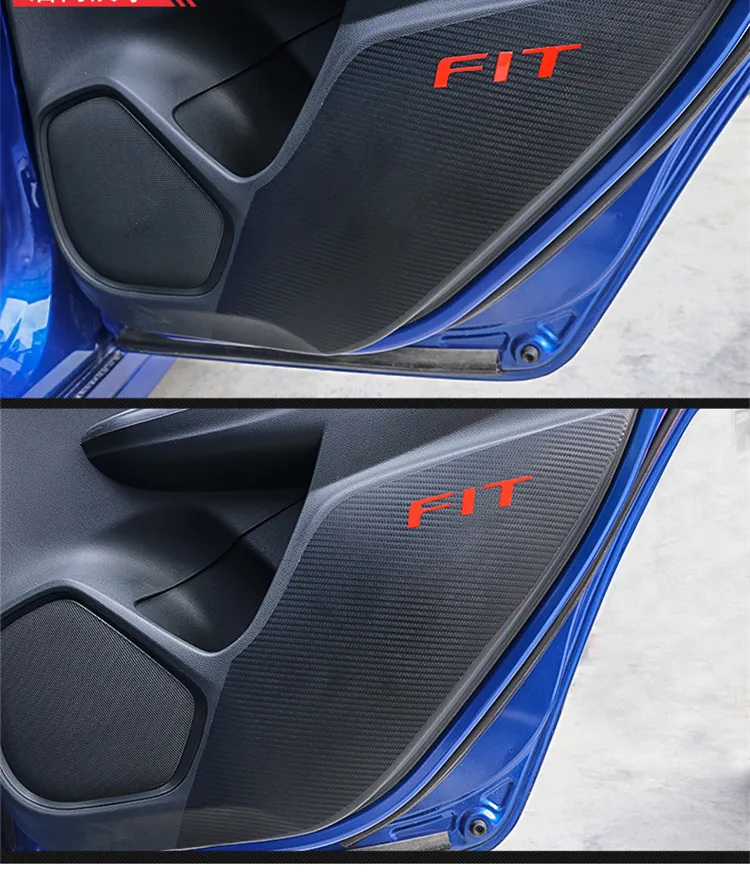 4 шт. двери автомобиля Анти Удар защитная пленка наклейки для Honda Fit Jazz