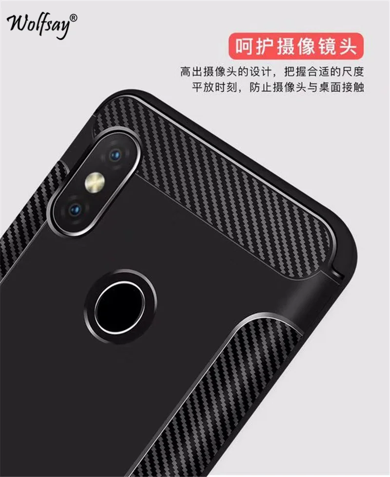 Soft Case Xiaomi Redmi Note 6 Pro Armor Shockproof Phone Silicon Cover |
