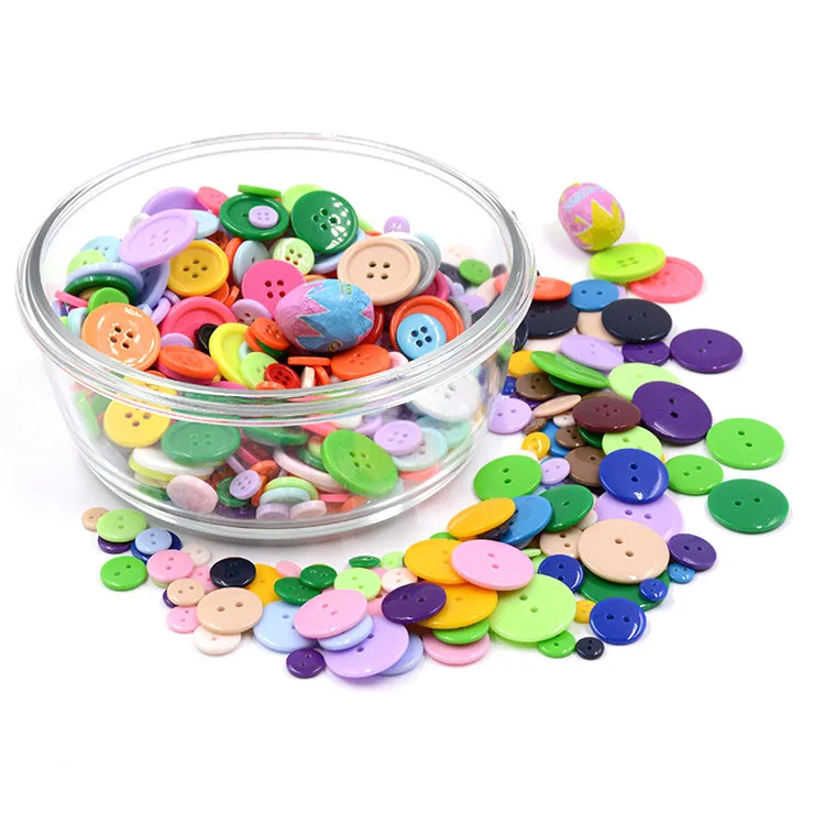 100pcs a bag 100 шт., 12 мм, детские игрушки, пуговицы для вышивания нитей, игрушки ручной работы, игра-головоломка для детей, тонкая моторная игрушка для тренировки глаз - Цвет: 100pcs a bag