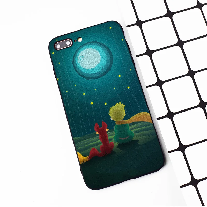 M301 Маленький принц земля космический черный силиконовый чехол для Apple iPhone 11 Pro XR XS