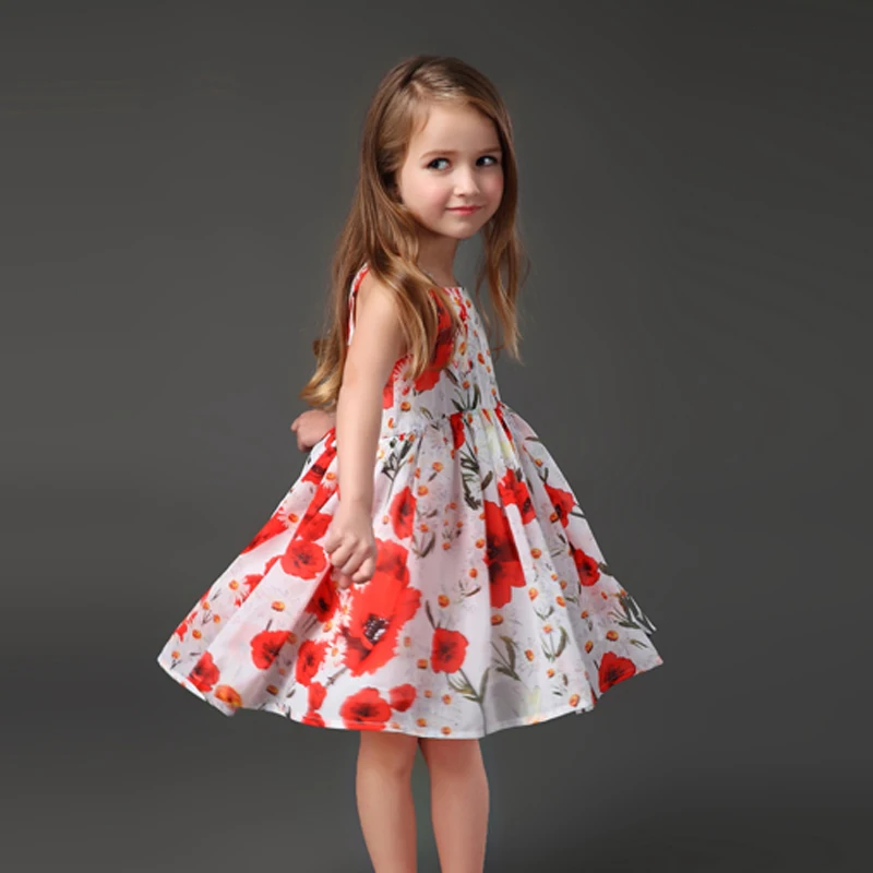 Летняя одежда фирменного дизайна с цветами для девочек детская мамы и дочки