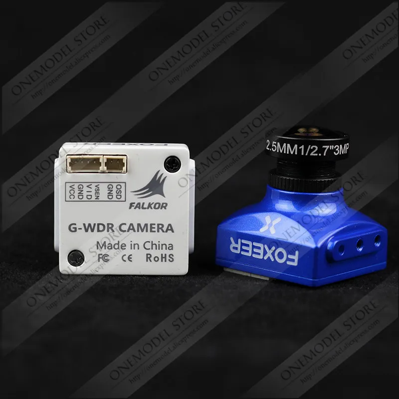 Новинка 100% Оригинальная камера Foxeer Falkor 1200TVL FPV 4:3/16:9 PAL/NTSC G-WDR OSD Freestyle большой радиус