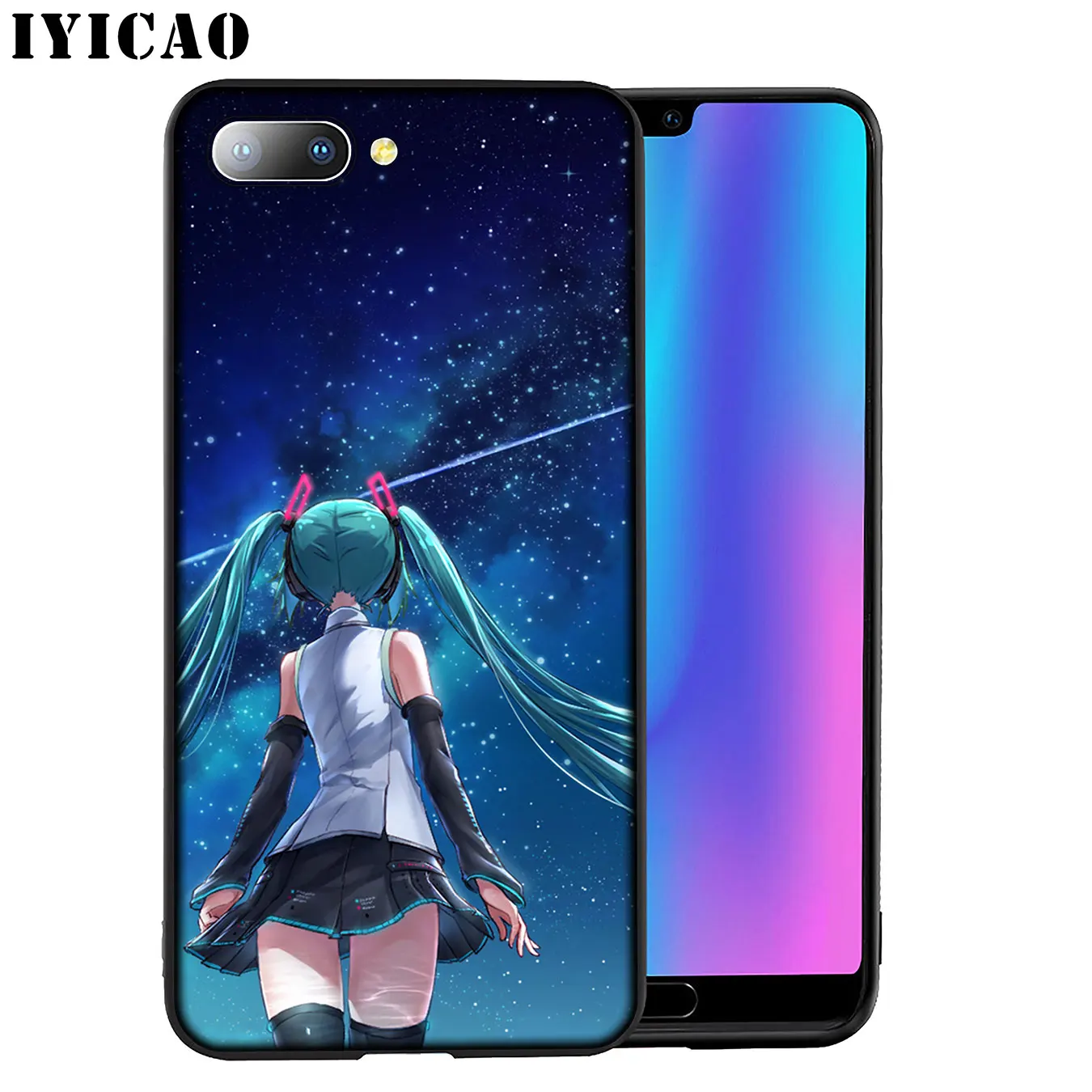 IYICAO аниме девушка Hatsune Miku Мягкий силиконовый чехол для телефона Huawei Mate 30 20 10 Pro Lite