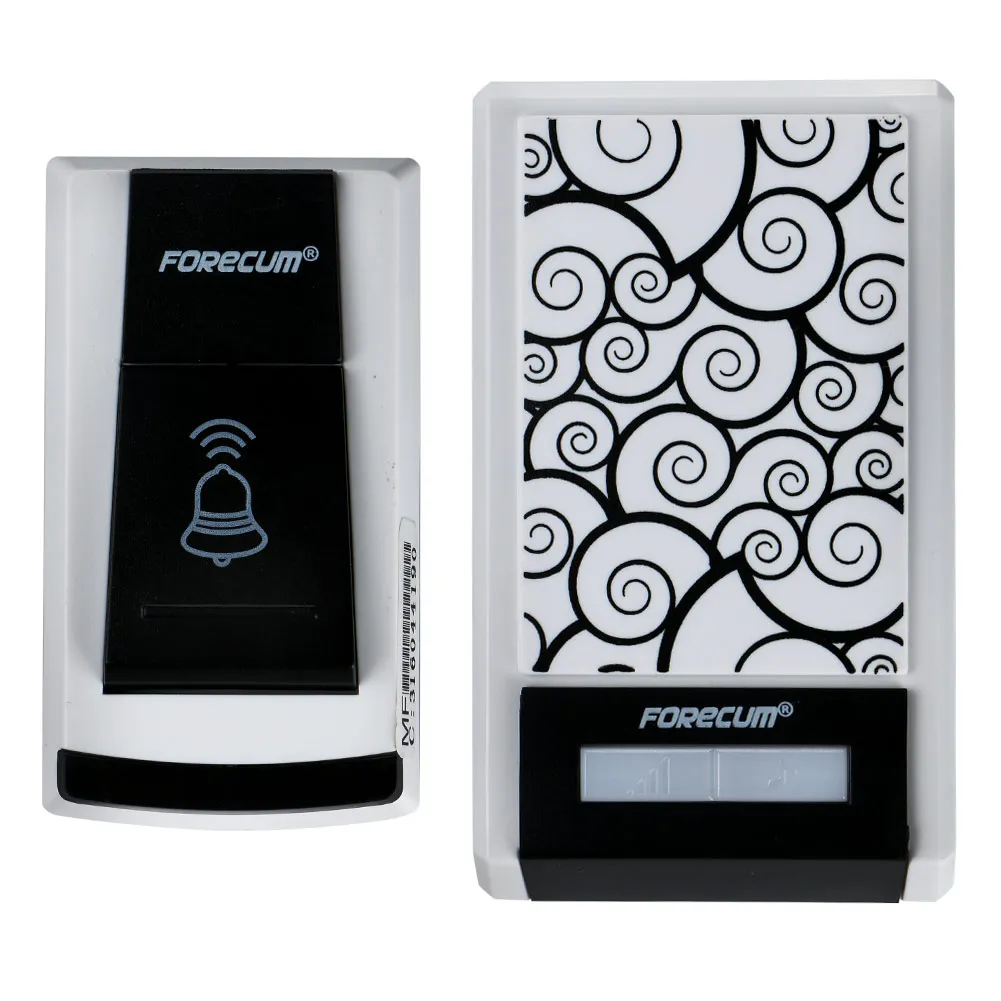 Новый водонепроницаемый умный беспроводной дверной звонок два приемника пульт