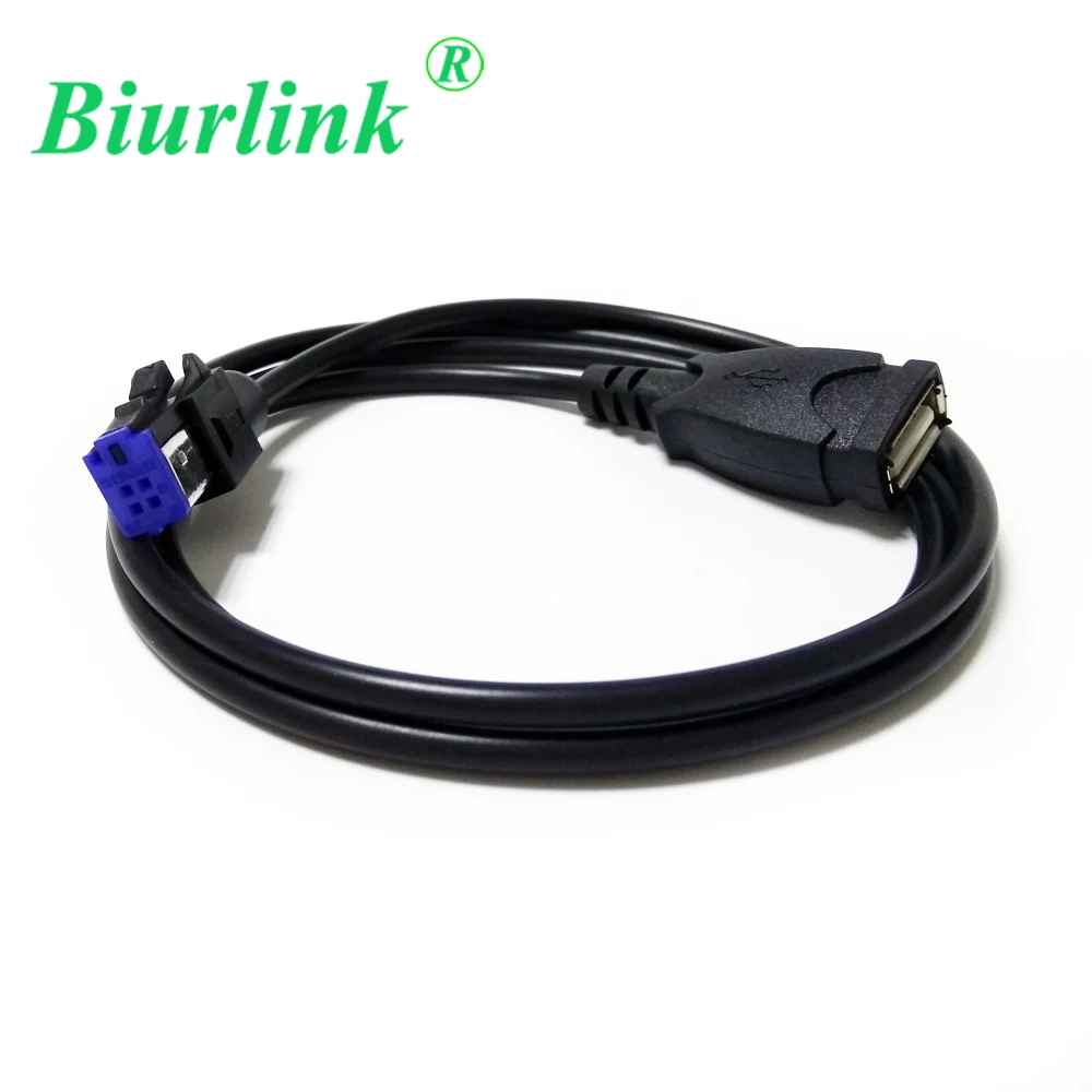 Biurlink оригинальный автомобильный стерео 4 контактный USB аудио вход кабель адаптер