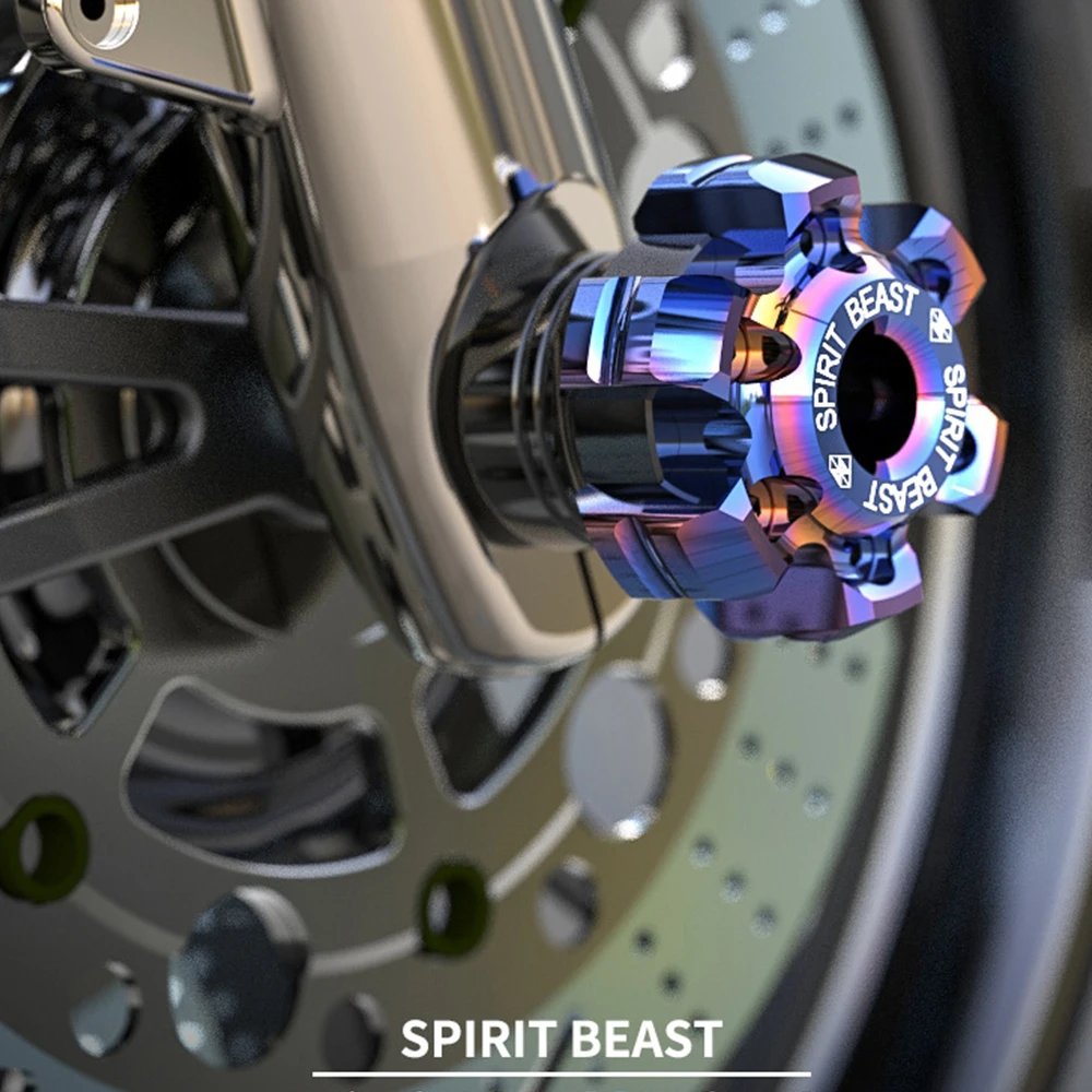 Скутер SPIRIT BEAST мотоцикл горящий титан передняя ось передние колеса ползунки для