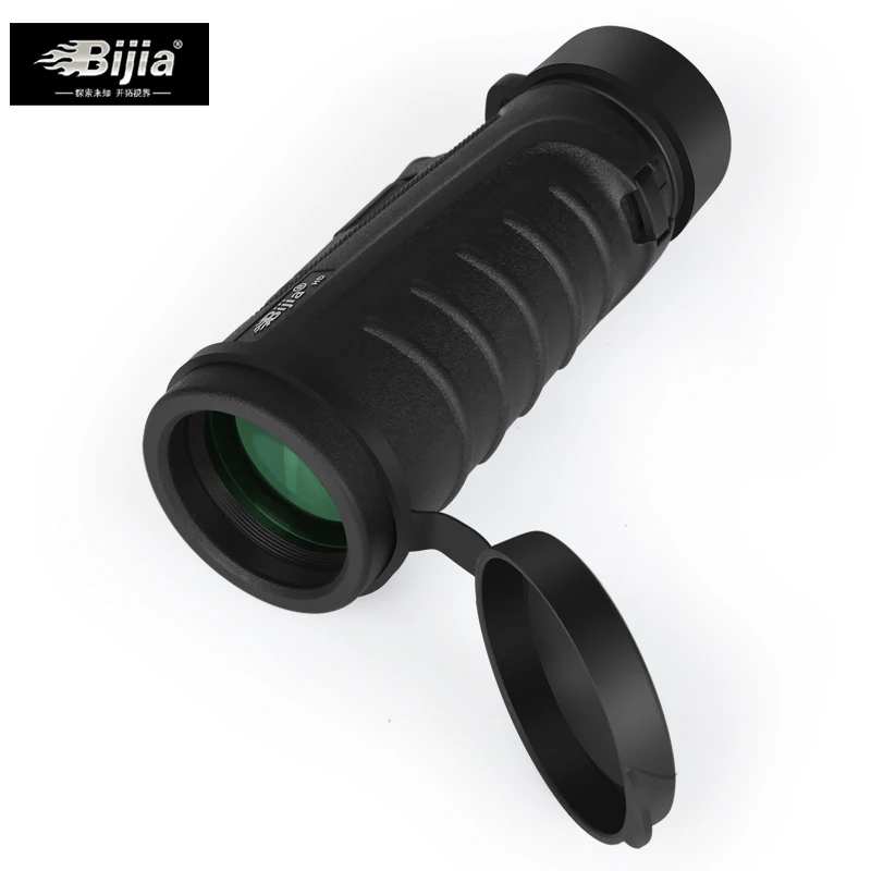 BIJIA 10x42 высокое качество одиночный фокус оптический объектив Монокуляр нескользящий Карманный телескоп Охота путешествия Зрительная труба