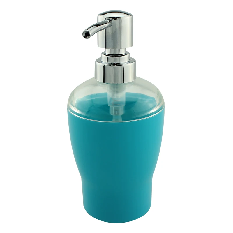 

2pcs Acrylic Soap Lotion Liquid Dispenser Pump Bottle Kitchen Bathroom Countertops 10 OZ (Light Blue)