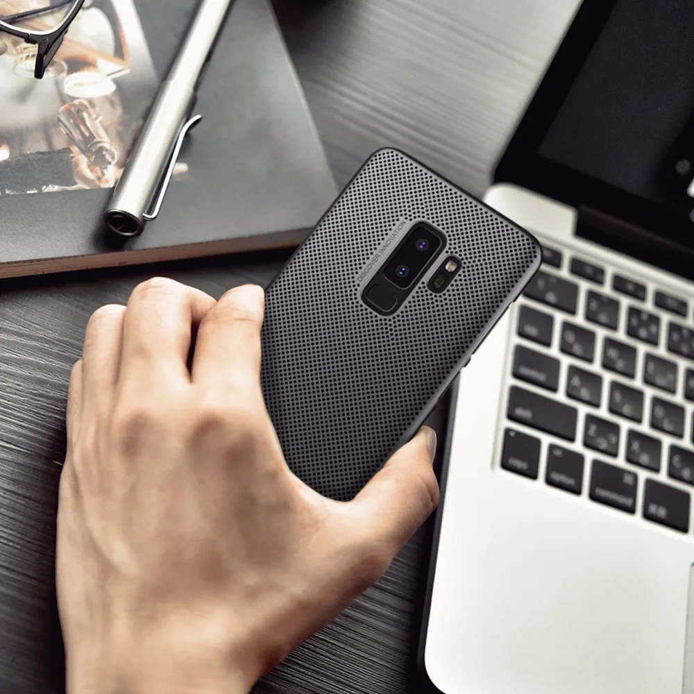 Nilkin для samsung S9 Plus чехол NILLKIN теплоотвод воздуха чехол Роскошный Жесткий PC пластик полный чехол для samsung Galaxy S9/S9