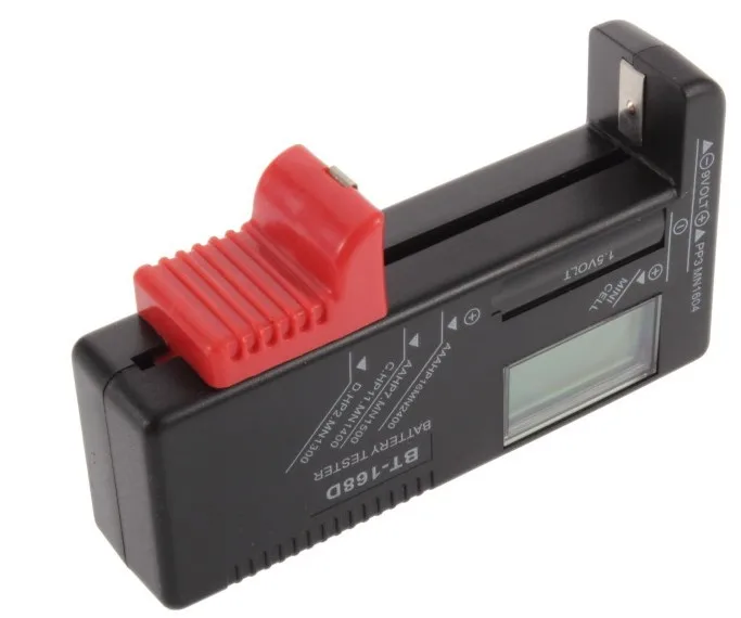 Тестер уровня заряда батареи Цифровой тестер для батарей AA AAA C D 9 В 1 5 в