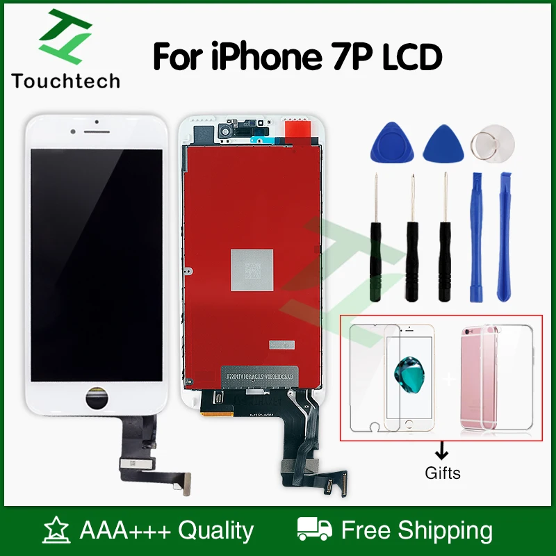 1 шт. высококачественный 5 'ЖК-дисплей для iPhone 7 plus полный дисплей с сенсорным