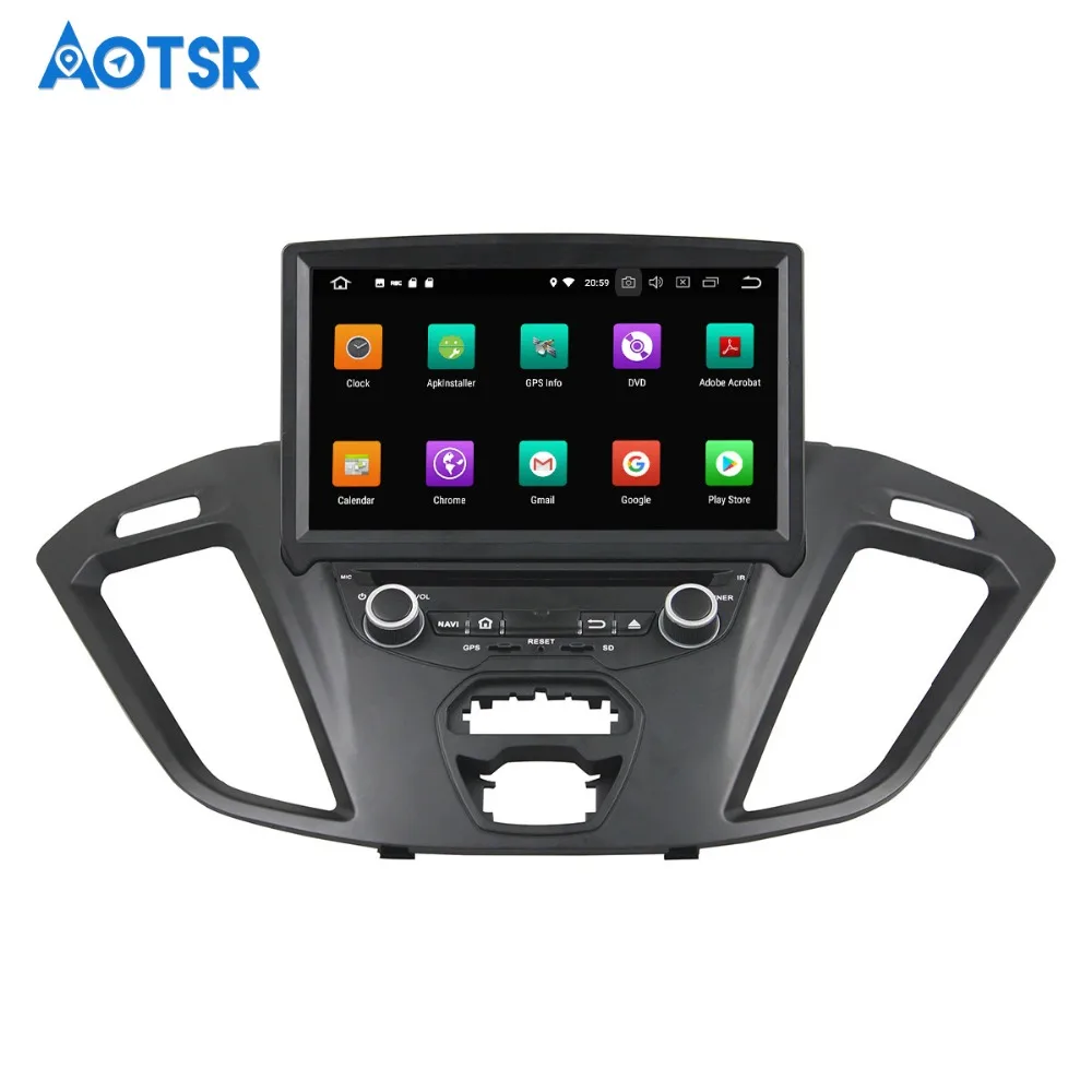 Автомобильный DVD плеер на Android 8 4 + 32 ГБ GPS навигация для Ford Transit Custom 2016 головное