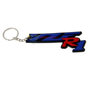 Брелок для мотоцикла YAMAHA YZFR6 FZ1 YZFR1 HONDA CBR KTM DUKE SUZUKI GSXR KAWASAKI NINJA ZX14R 1098 резиновый брелок для ключей - Название цвета: E