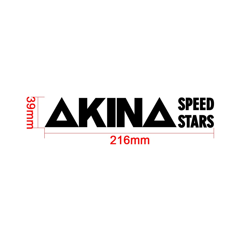 Виниловые наклейки и на автомобильный бампер Tancredy Speed Stars Akina персонализированные