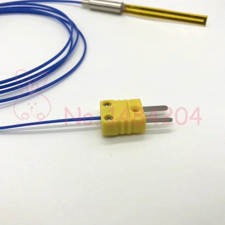 Сверхтонкий датчик температуры тип термопара 2x K 0 ~ 250 градусов 5 мм * 50 мм|temperature