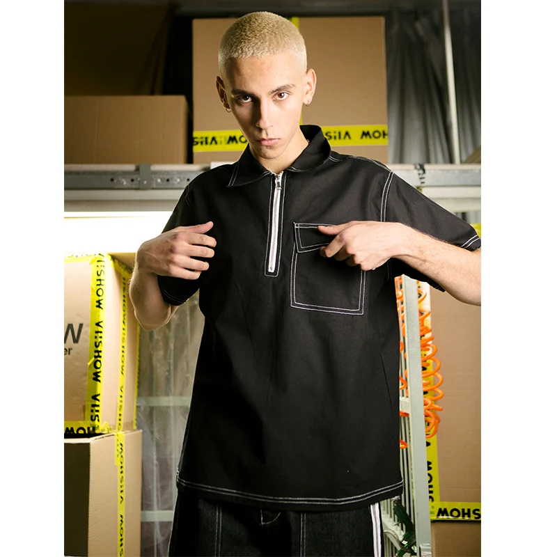 VIISHOW новый бренд Для мужчин рубашки бренда отложной воротник Slim Fit Chemise Homme