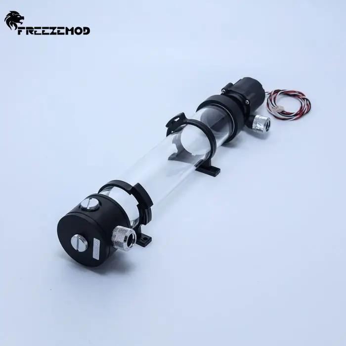FREEZEMOD 350 мм цилиндр pc охладитель воды бак + SC600 насос Максимальный поток 600л/ч