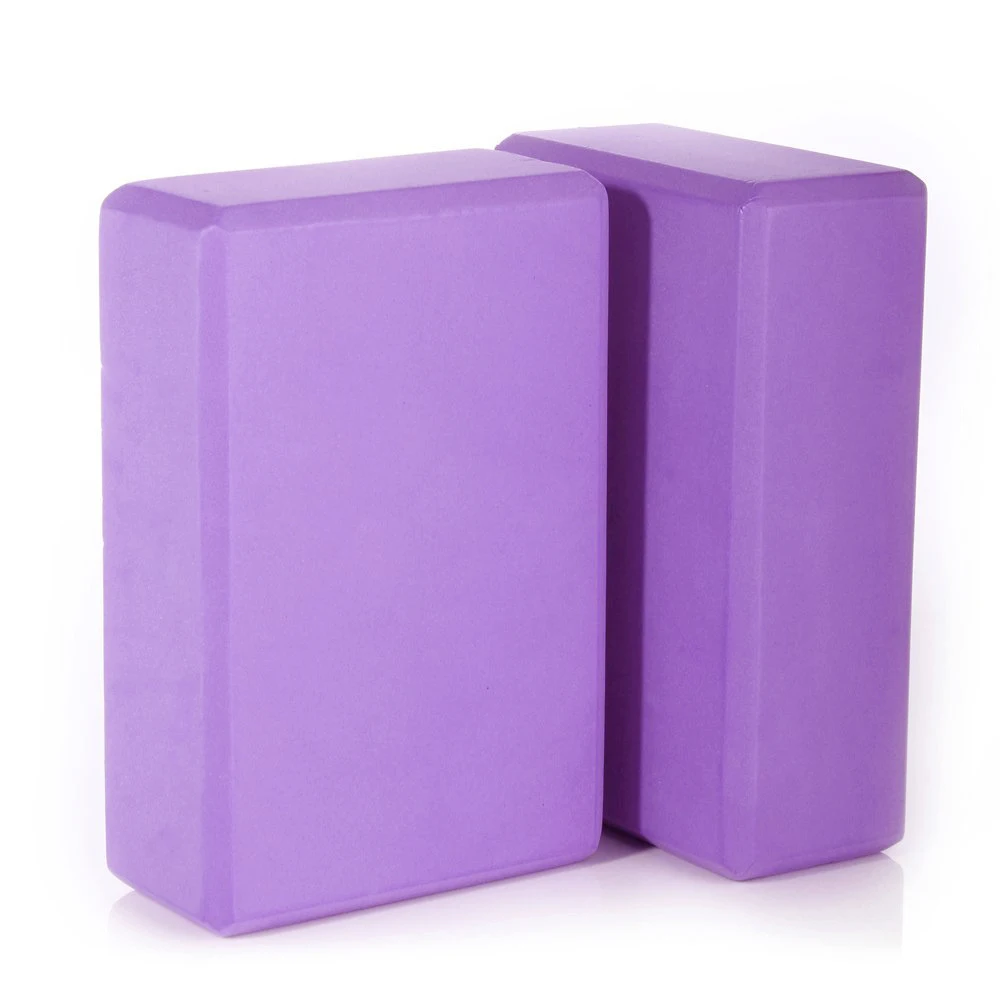 

2Pcs Yoga Block Foaming Foam Brick Exercise Fitness Stretching Aid Gym