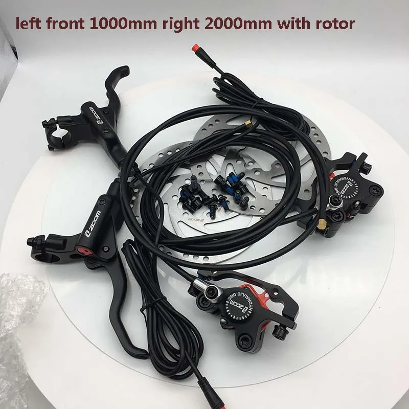 set8 Zoom CR3 электровелосипед, Электрический скутер, выключение питания, переключатель управления, Масляный Гидравлический дисковый тормозной суппорт, складной велосипед f xiaomi M365 - Цвет: set8