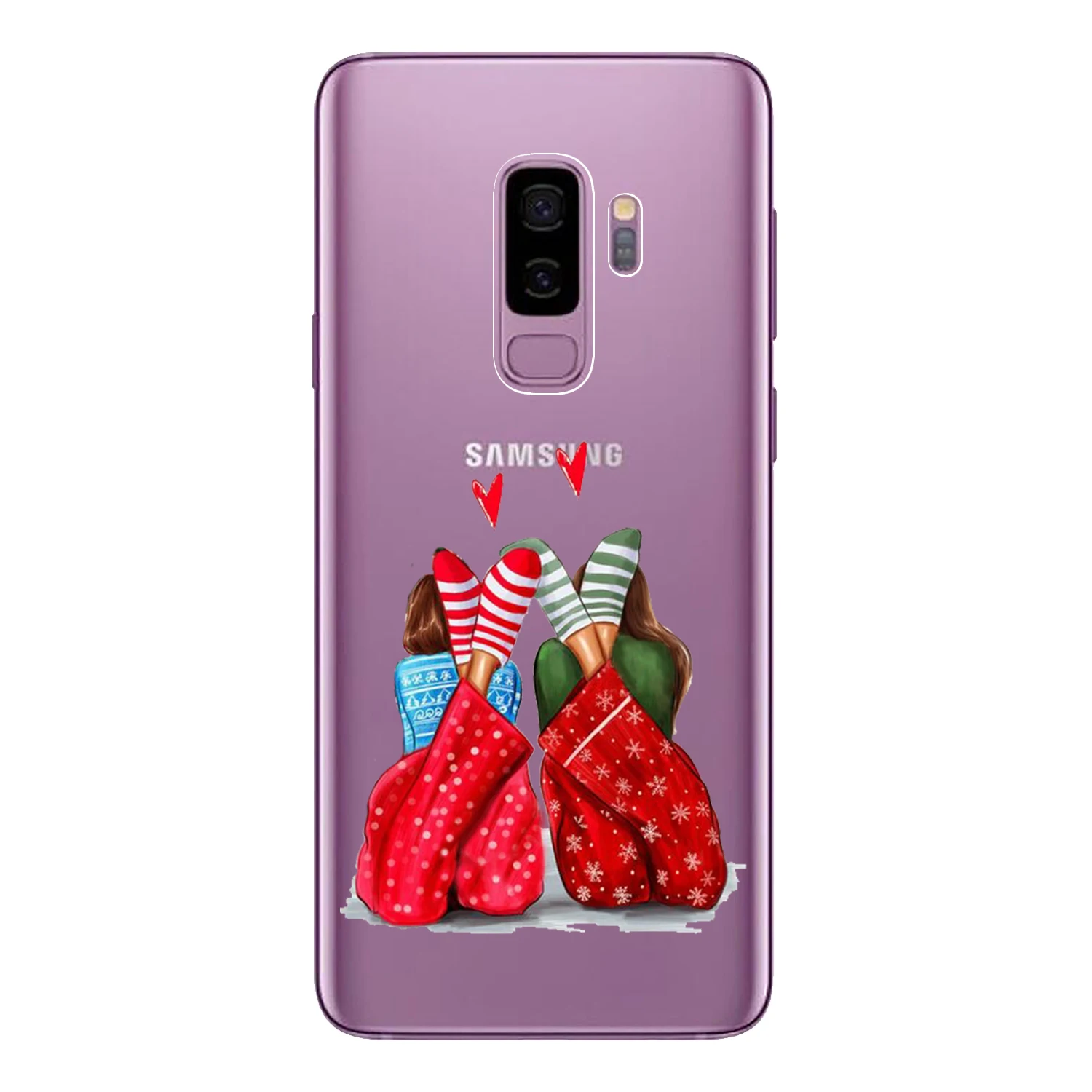 Мягкие TPU принципиально для samsung Galaxy S7 край S8 S9 плюс чехол силиконовый Модные