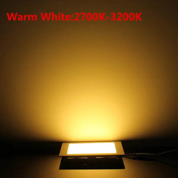 LED de techo LED de 3W, 4W, 6W, 9W, 12w, 15w, 25w, blanco frío/blanco cálido, luces de Panel cuadrado