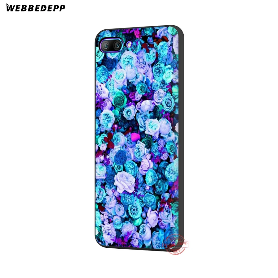 WEBBEDEPP пион Sunflowe Роза ромашки растения Цветок Мягкий чехол для Honor 20 10 9 9X 8 Lite 8C 8X 7X 7C