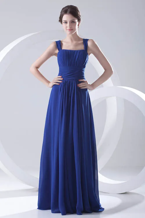 Пикантная обувь с низким вырезом на спине тонкими лямками синий шифоновое платье