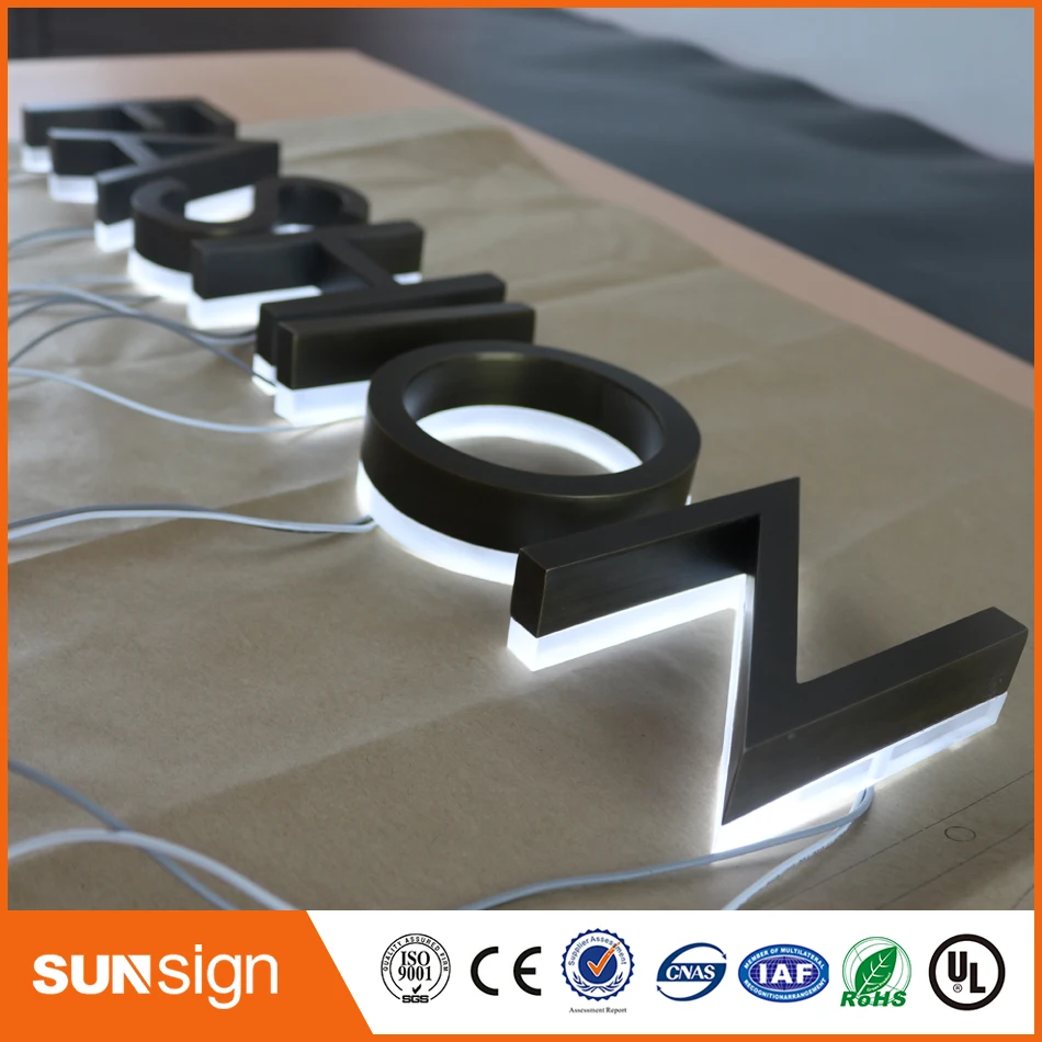 Заводские индивидуальные розетки наружные античные буквы со светодиодной