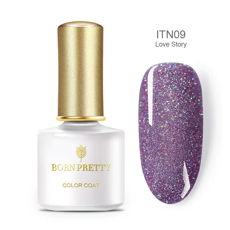 BORN PRETTY Гель-лак для ногтей Гибридный лак для маникюра УФ опаловые цвета Vernis Полупостоянный лак для ногтей набор гель Топ праймер - Цвет: BP-ITN09