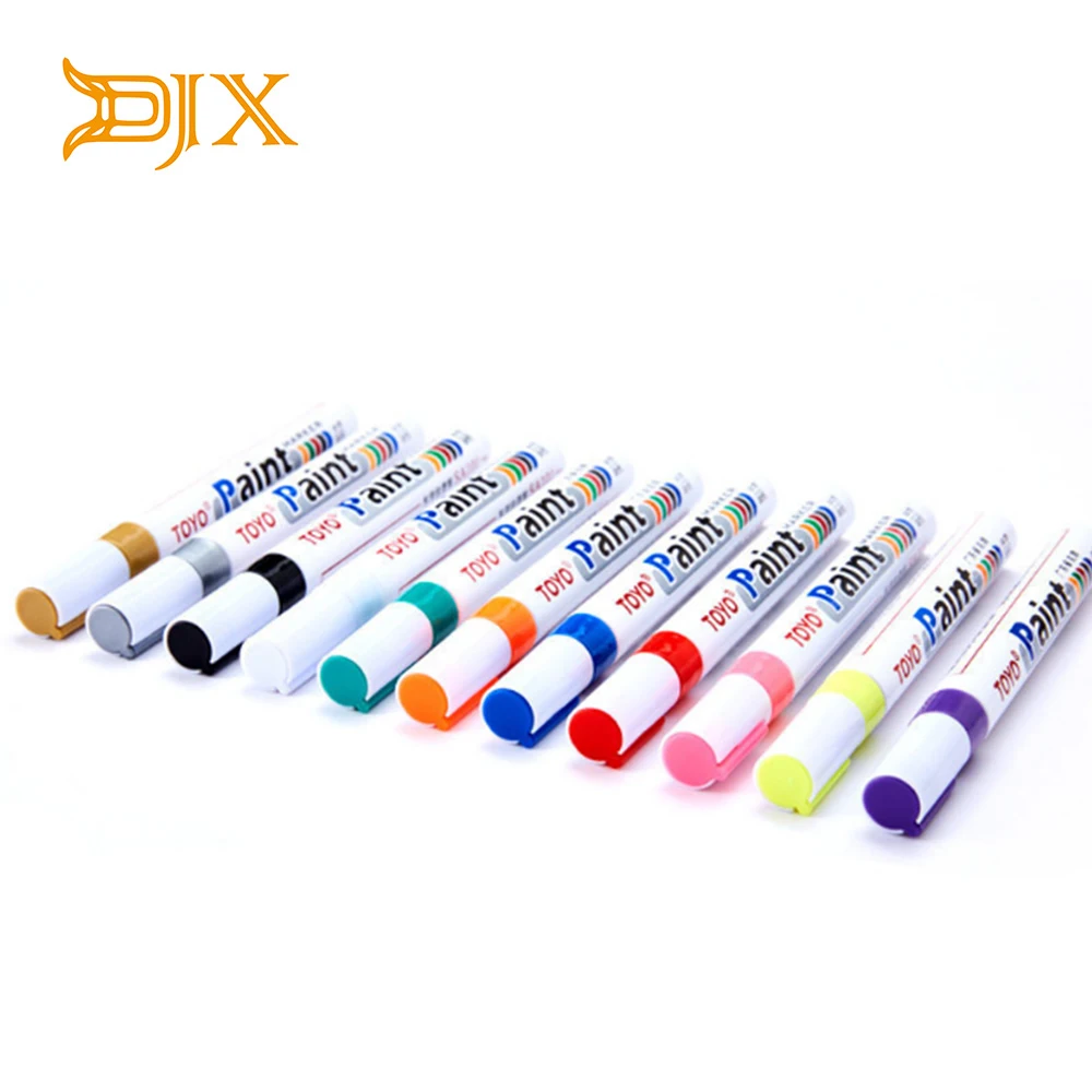 Маркер Перманентный металлический с флуоресцентными цветами 2 шт. | Игрушки и