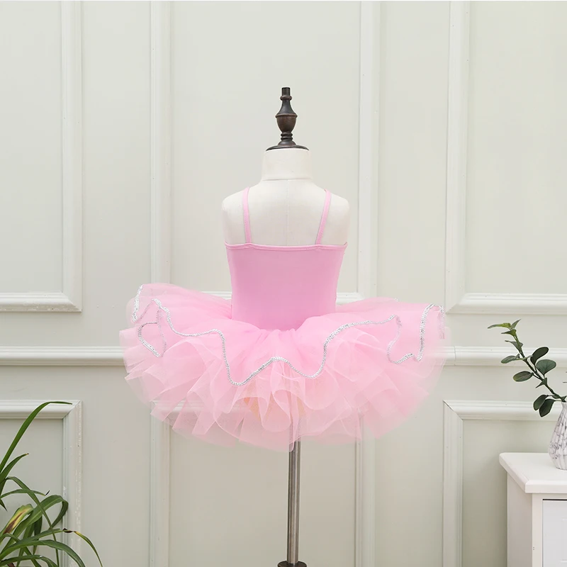2018 Newest Girls Leotard Gymnastics Clothing Kids Skate Competition Performance Costumes Unitard Ballet Dress for 2-8Y Child |