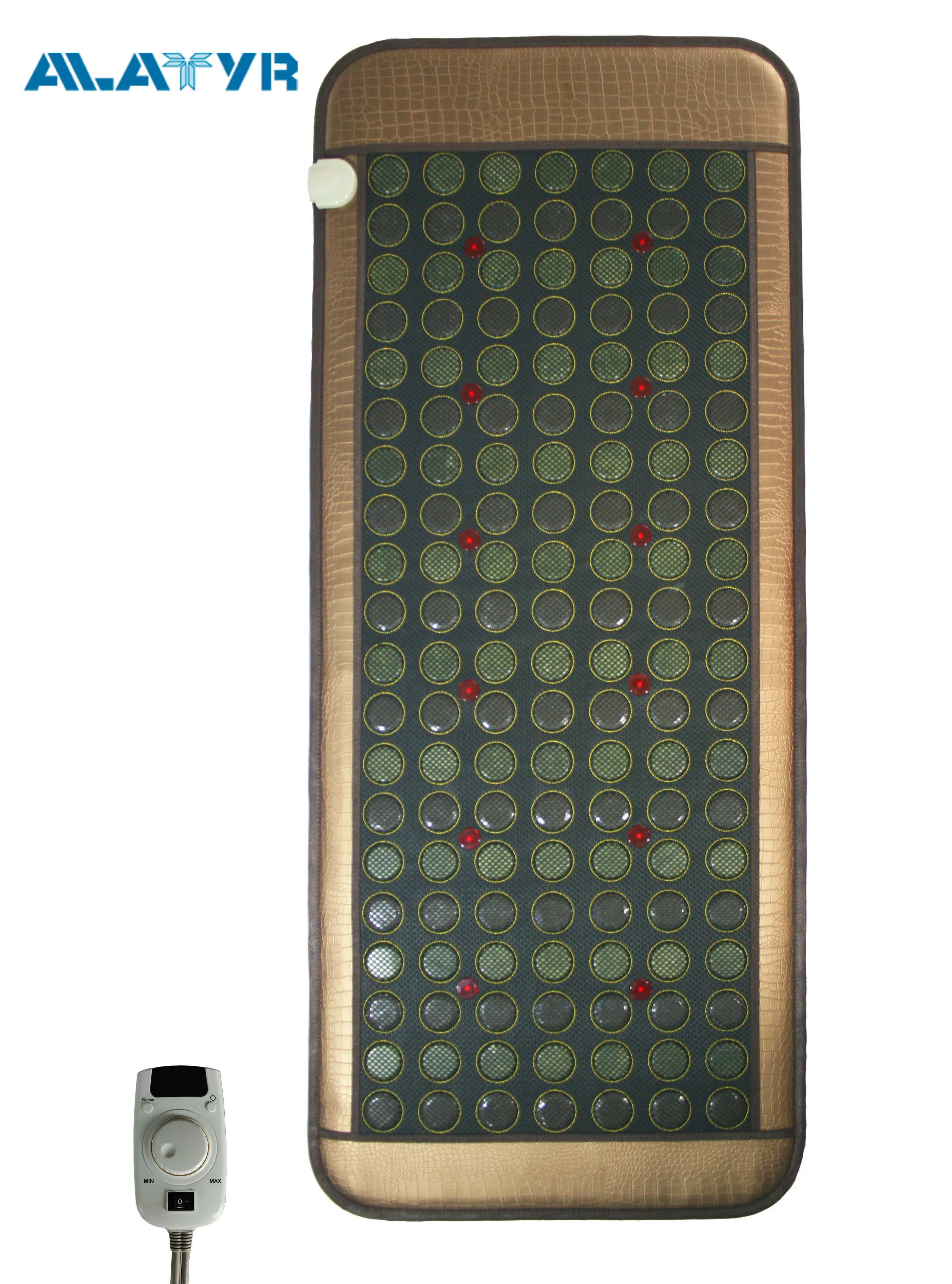 Массажный коврик с фотонами природным нефритом и турмалиновой керамикой 170x70см