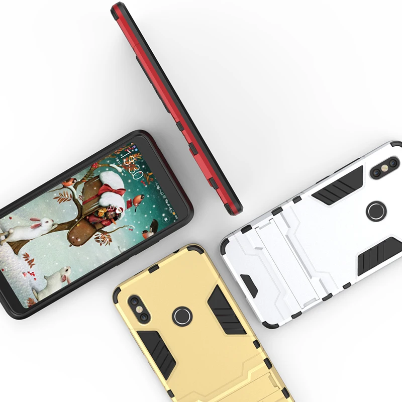 Чехол-держатель для телефона Xiaomi Redmi S2 чехол Противоударная броня мягкий ТПУ