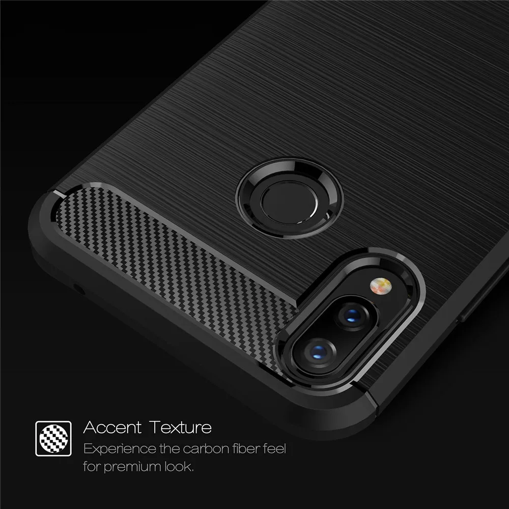 Чехол для Huawei P Smart + с двумя Sim-картами роскошный мягкий силиконовый чехол из ТПУ
