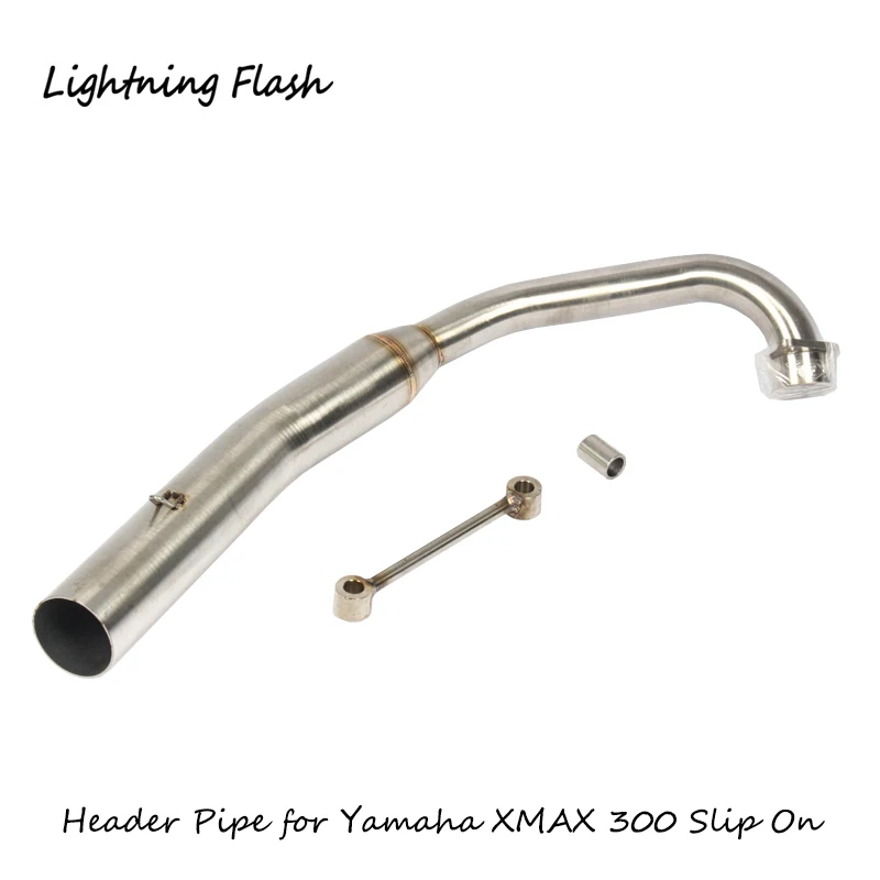 XMAX-A Для Yamaha slip on NMAX 125 155 SMAX 155 XMAX 300 TMAX 500 530 выхлопная труба мотоцикла из нержавеющей стали коллекторная труба 50,8 мм - Цвет: XMAX-A