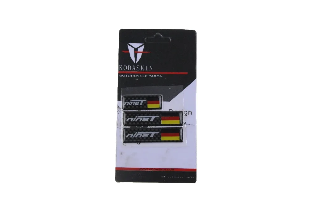 

KODASKIN 3M Carbon Sticker emblem decal For BMW NINET one set/3pieces