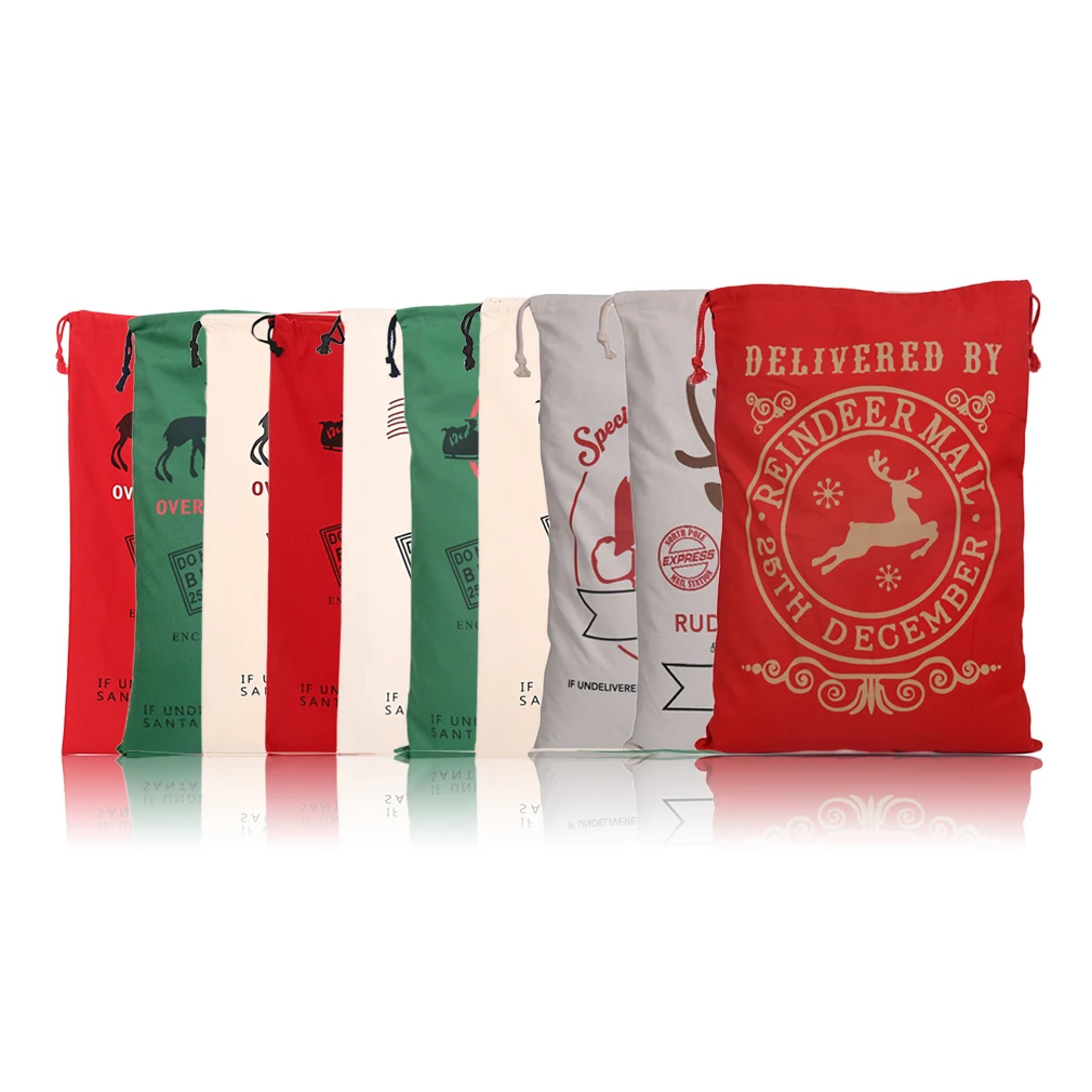 Винтажная Рождественская Подарочная сумка Украшение 1 шт креативный Санта Клаус