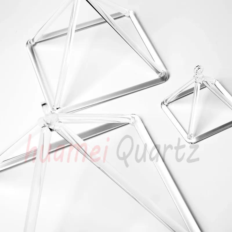 Кристалл поющая Пирамида кварц 10 '' для исцеления и терапии энергии