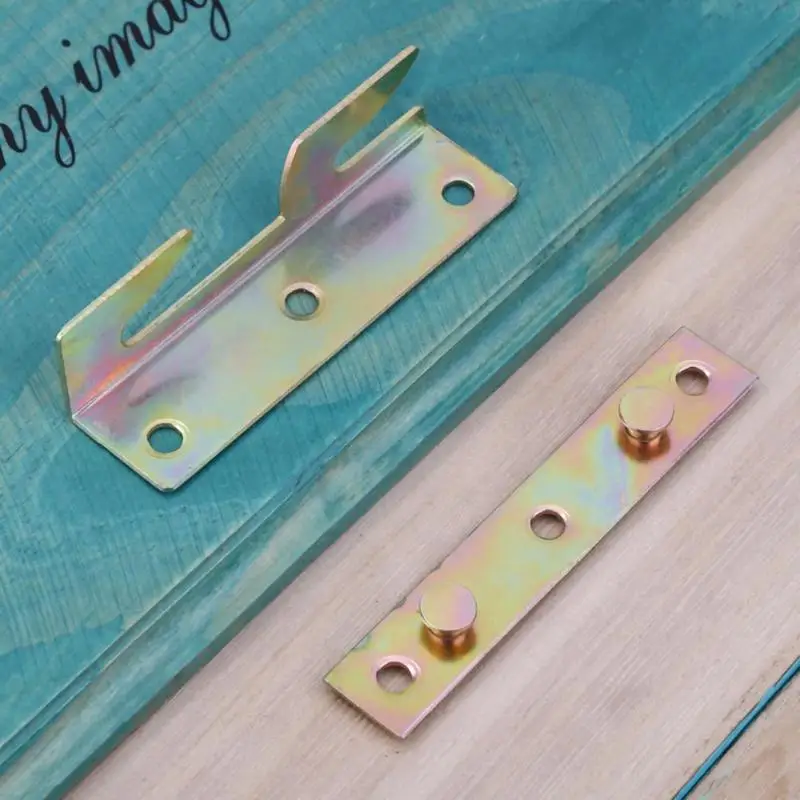 8 шт. фитинги для железной деревянной кровати соединители кронштейны кронштейна