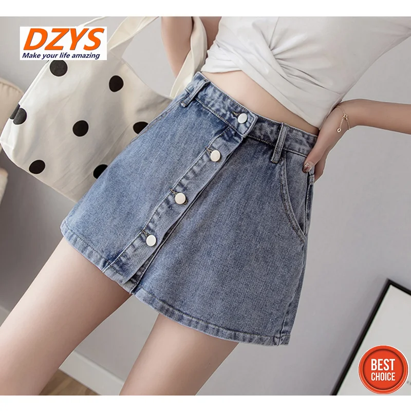 

Irregular cowboy ins Super fire A shape skirt half skirt women spring/Summer 2019 New Tide skirt