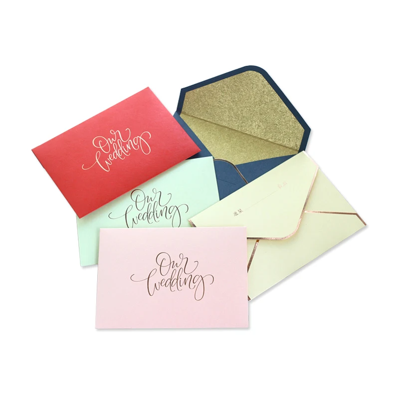 Zuoluo переработанные печатные офисные бумажные конверты/конверты для подарочных