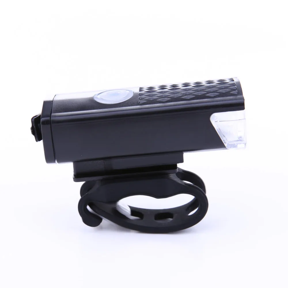 Bike Front Light Cycling Bicycle USB Rechargeable LED Lamp Waterproof High Power Head Flashlight Use for Handlebar 300LM 3 Mode | Спорт и