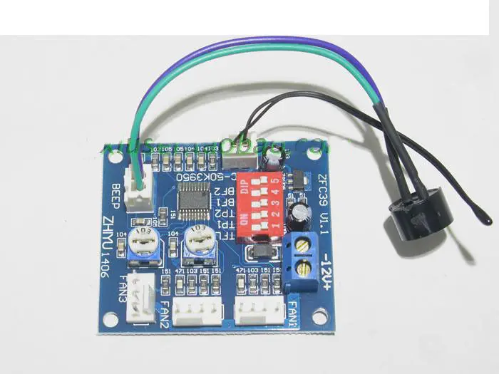 DC 12V PWM PC CPU вентилятор контроль температуры Регулятор скорости ЦП высокая