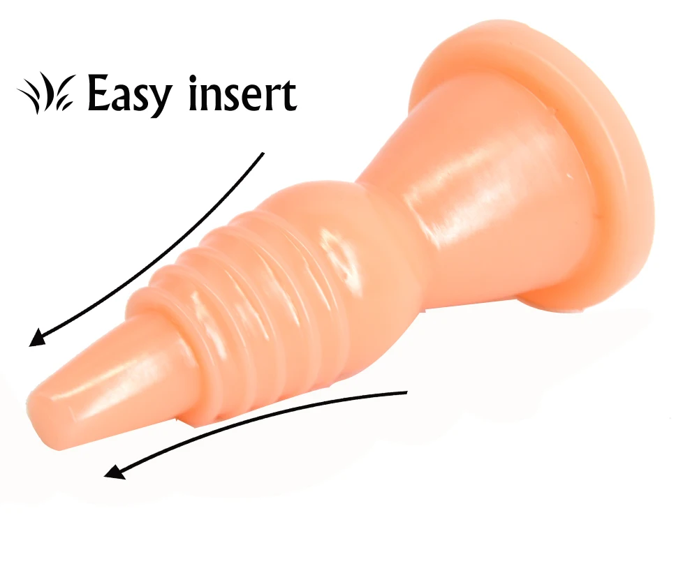 FAAK большая Анальная пробка в форме воронки с винтовой резьбой фаллоимитатор для