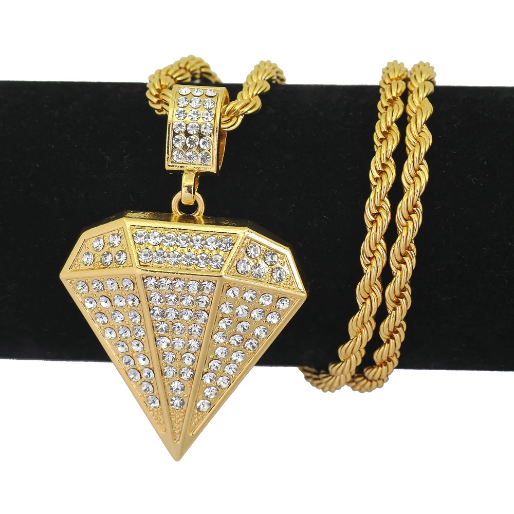 Новинка года модные ювелирные изделия для мужчин Iced out хип хоп Ожерелье Подвеска N541